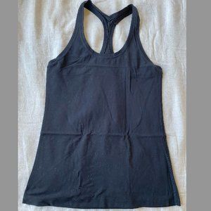 Lululemon BLACK Racer Back Tank